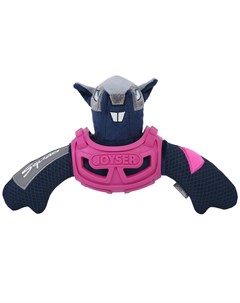 Игрушка для собак Squad Белка J Rell в броне с пищалкой M L розовая 32см Joyser