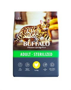 Корм для кошек Sterilized курица сух 1 8кг Mr.buffalo