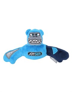 Игрушка для собак Squad mini Медведь J Bear с пищалкой S M голубой 19см Joyser