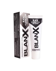 Зубная паста с углем Black Charcoal Blanx (италия)
