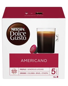 Кофе Dolce Gusto Americano 16 капсул 128гр Nescafe