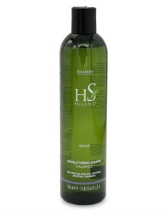 HS Milano Shampoo Repair Restructuring Keratin Шампунь восстанавливающий для ослабленных волос 350 м Dikson