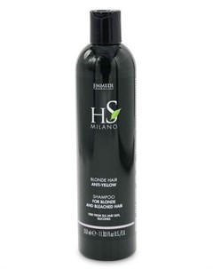 HS Milano Shampoo Blonde Hair Anti yellow Шампунь для светлых и обесцвеченных волос 350 мл Dikson