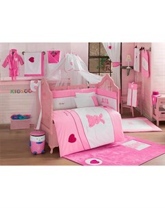 Комплект постельного белья My Little Rabbit 3 предмета розовый Kidboo