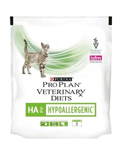 Сухой корм Purina Pro Plan Veterinary Diets HA корм для кошек при аллергических реакциях 325гр Purina pro plan