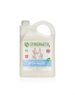 Антибактериальное жидкое крем мыло Кокосовое молочко 3 5л Synergetic