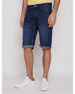 Удлинённые джинсовые шорты с отворотами Zolla