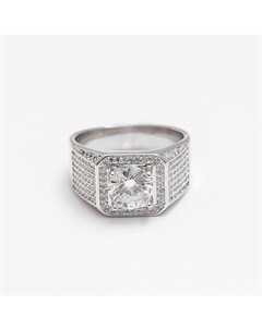 Кольцо покрытое серебром с кристаллами Swarovski Shine&beauty