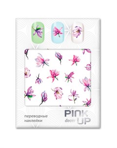 Наклейки для ногтей переводные DECOR FLOWERS тон 591 Pink up