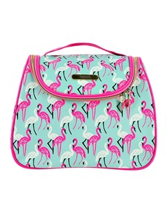Косметичка квадратная MUST HAVE LIMITED Flamingo Lady pink