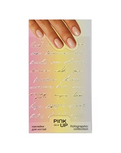 Наклейки для ногтей DECOR HOLOGRAPHY переводные тон 700 Pink up