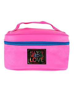 Косметичка чемоданчик для путешествий фуксия Lady pink