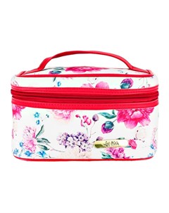Косметичка квадратная MUST HAVE LIMITED Flowers Lady pink