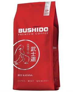 Кофе в зернах Red Katana натуральный 1000 г 100 арабика вакуумная упаковка Bu10004007 Bushido