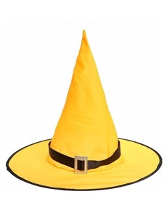 Карнавальная шляпа Колдунья с диодом оранжевый Страна карнавалия