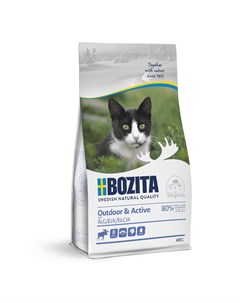 Корм для активных кошек с курицей рисом и мясом лося 2 кг Bozita