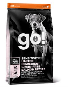 Корм беззерновой для щенков и собак с лососем для чувст пищеварения с мелкими гранулами 1 59 кг @go