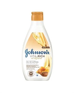 Johnson s Vita Rich Oil Infusion Лосьон для тела с маслом миндаля и маслом Ши 250 мл Johnson's