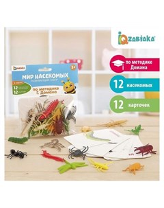 Развивающий набор с карточками Мир насекомых по методике Домана Iq-zabiaka