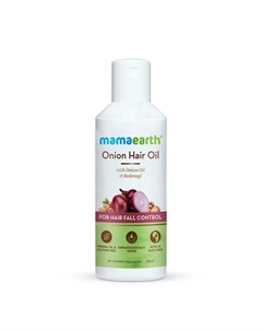 Луковое масло Onion Oil Redeny для ускорения роста и против выпадения волос 150 мл Mamaearth
