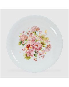 Тарелка десертная Pink Helen волна 19 5 см Golden opal