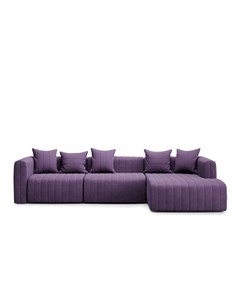 Диван bardi нераскладной фиолетовый 280x88x16 см Kult