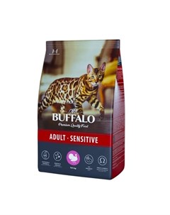 SENSITIVE Сухой корм для кошек индейка 10 кг Mr.buffalo