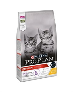Сухой корм ProPlan для котят от 1 до 12 месяцев курица 1 5кг Purina pro plan