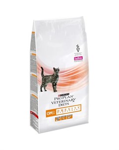 Сухой корм Purina Pro Plan Veterinary Diets OM для кошек при ожирении 1 5кг Purina pro plan