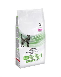 Сухой корм Purina Pro Plan Veterinary Diets HA для кошек при аллергических реакциях 1 3кг Purina pro plan