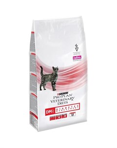 Сухой корм Purina Pro Plan Veterinary Diets DM для кошек при диабете 1 5кг Purina pro plan