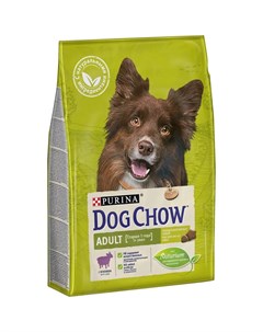 Сухой корм для взрослых собак с ягненком 2 5кг Dog chow
