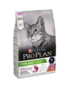 Сухой корм ProPlan для стерилизованных кошек и кастрированных котов утка с печенью 3кг Purina pro plan