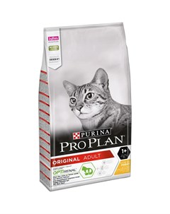Сухой корм ProPlan для взрослых кошек от 1 года курица 10кг Purina pro plan