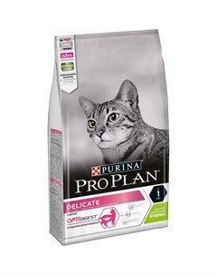 Сухой корм ProPlan для кошек с чувствительным пищеварением и привередливых к еде ягненок 1 5кг Purina pro plan
