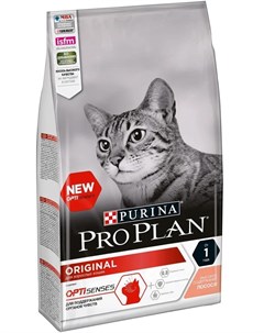 Сухой корм Pro Plan для взрослых кошек от 1 года лосось 1 5кг Purina pro plan