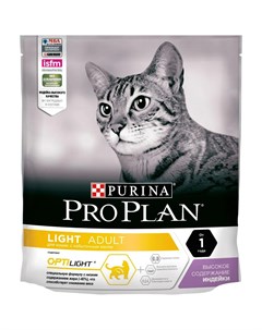 Сухой корм ProPlan для кошек с избыточным весом и кошек склонных к полноте индейка 400гр Purina pro plan