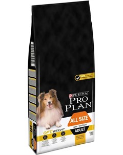Сухой корм Pro Plan для склонных к избыточному весу и или стерилизованных взрослых собак всех пород  Purina pro plan