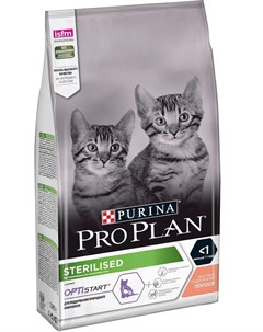 Сухой корм Purina Pro Plan для стерилизованных котят с лососем 1 5кг Purina pro plan