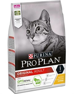 Сухой корм Purina Pro Plan для взрослых кошек от 1 года курица 3кг Purina pro plan