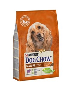 Сухой корм для взрослых собак старшего возраста с ягненком 2 5кг Dog chow