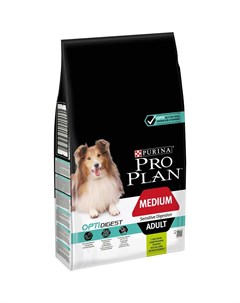 Сухой корм Pro Plan для взрослых собак средних пород с чувствительным пищеварением ягненок и рис 7кг Purina pro plan