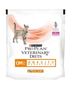Сухой корм Pro Plan Veterinary diets OM для кошек при ожирении 350гр Purina pro plan