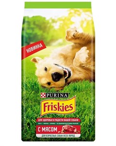 Сухой корм для взрослых собак с мясом 10кг Friskies