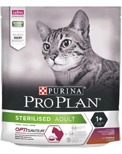 Сухой корм Purina Pro Plan для стерилизованных кошек и кастрированных котов с уткой и печенью 1 5кг Purina pro plan