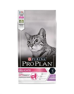 Сухой корм ProPlan для кошек с чувствительным пищеварением и привередливых к еде индейка 1 5кг Purina pro plan