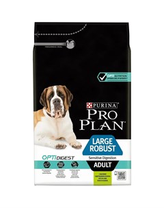 Сухой корм Pro Plan для взрослых собак крупных пород с мощным телосложением с чувствительным пищевар Purina pro plan