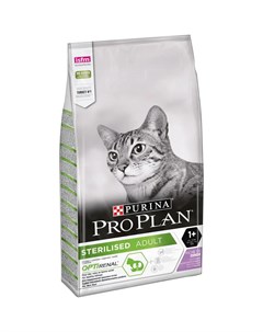 Сухой корм ProPlan для стерилизованных кошек и кастрированных котов индейка 10кг Purina pro plan