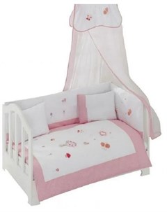 Комплект постельного белья Funny Dream 4 предмета розовый Kidboo