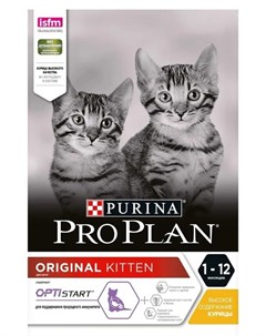 Сухой корм ProPlan для котят от 1 до 12 месяцев курица 400гр Purina pro plan
